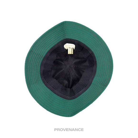 🔴 Balenciaga Sports Logo Embroidered Bucket Hat - Green Red - Picture 5 of 6